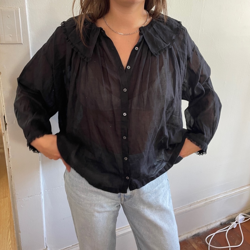 Doen sheer blouse